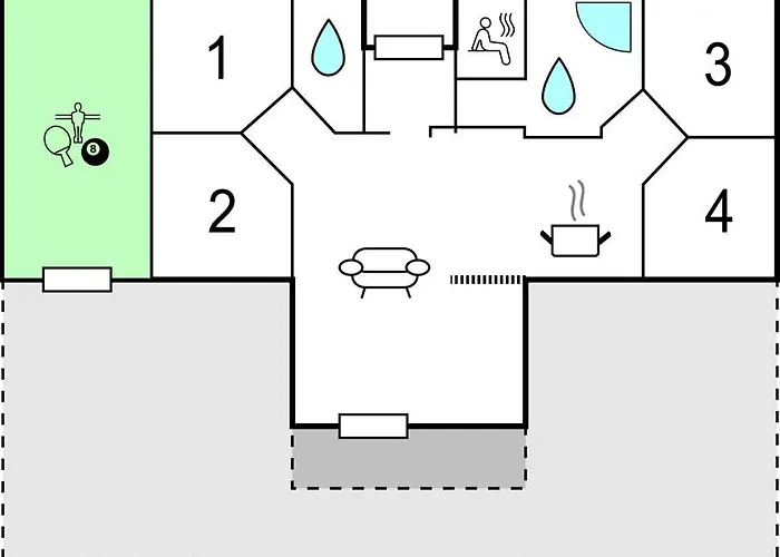 Four-bedroom In 펜션 *